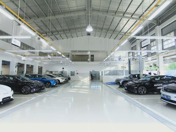 bengkel resmi BYD Arista BSD Tangerang