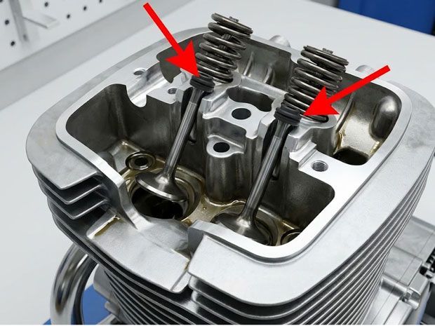 ciri seal klep motor bocor 