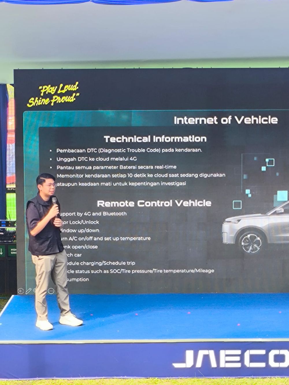 JAECOO Indonesia menjelaskan fitur IOV