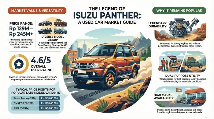 ilustrasi isuzu panther bekas