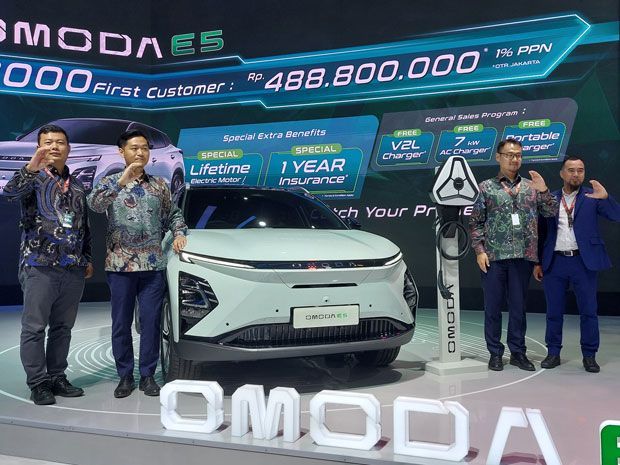 mobil listrik di IIMS 2024