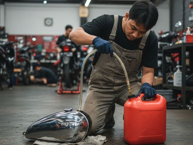 cairan pembersih karat tangki motor 