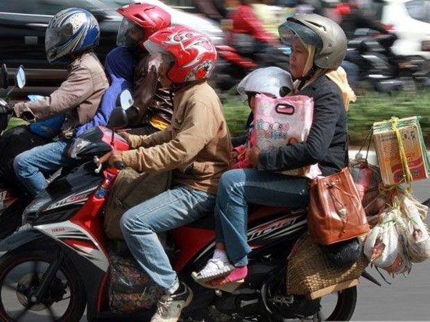 mudik naik motor