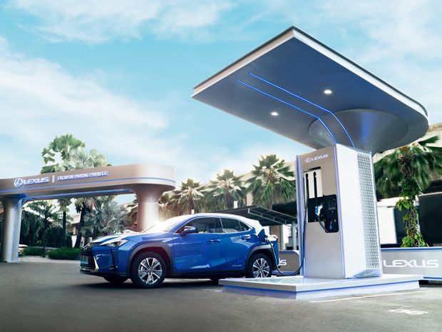 charging station atau SPKLU mobil listrik