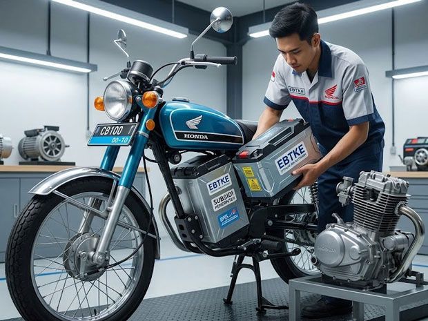 konversi motor bensin ke listrik 2026 