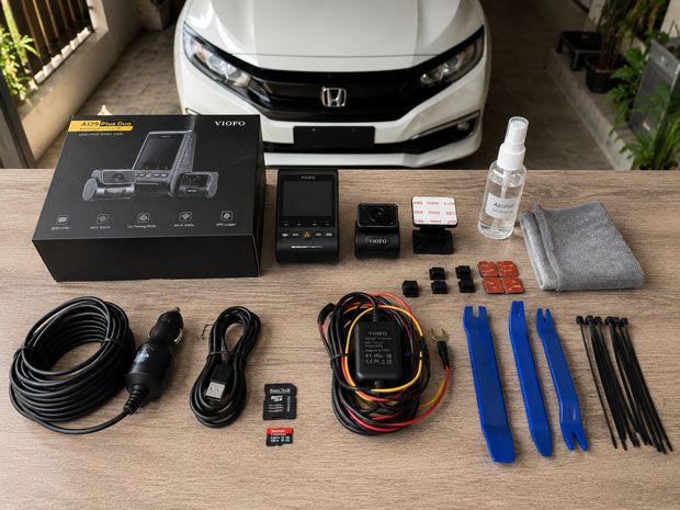 cara pasang dashcam mobil sendiri 