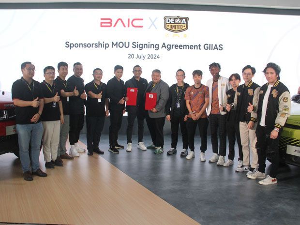 BAIC sponsori Dewa United 2024