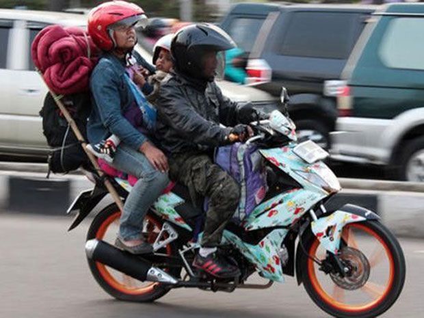 mudik naik motor