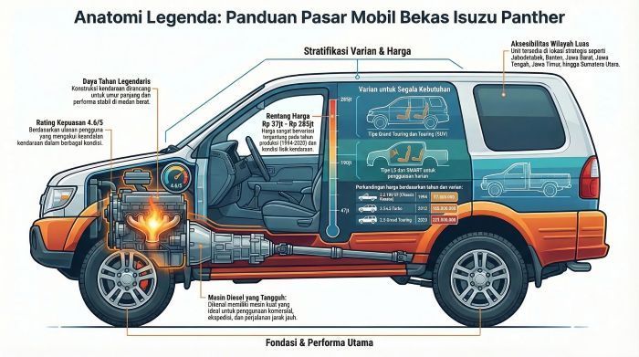 infografis isuzu panther bekas di indonesia