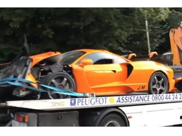 mclaren senna lm hancur