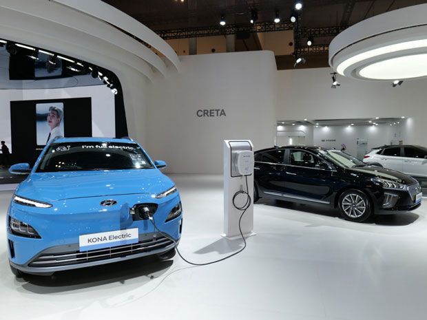 mobil listrik Hyundai Kona dan Hyundai Ioniq di GIIAS 2021
