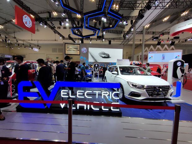mobil listrik MG 5 EV di GIIAS 2021
