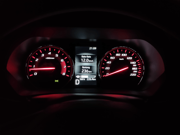 meter cluster All New Daihatsu Xenia 1.3 R CVT