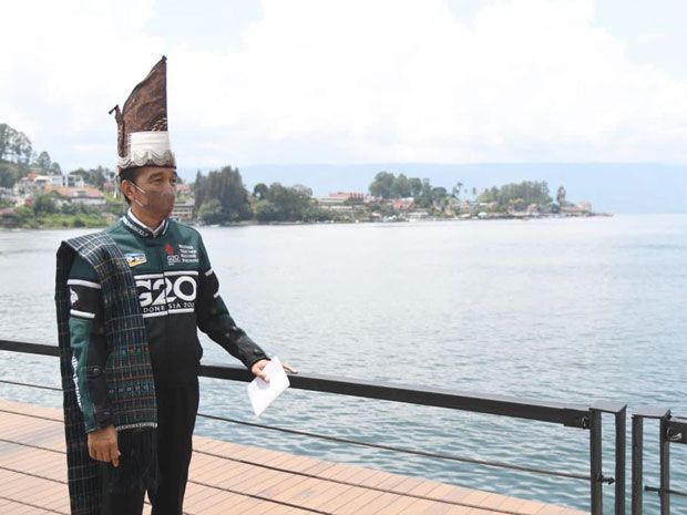 Presiden Jokowi di Sumatera Utara Februari 2022