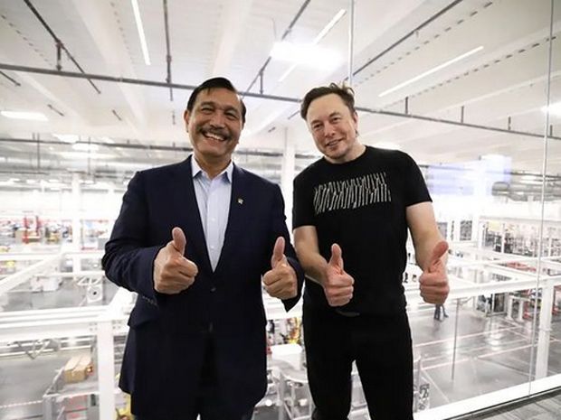 Luhut Binsar Pandjaitan dan Elon Musk di Texas
