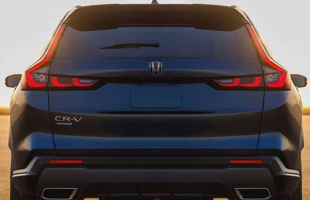 Tampilan belakang Honda CR-V 2023 (Foto: Paultan)