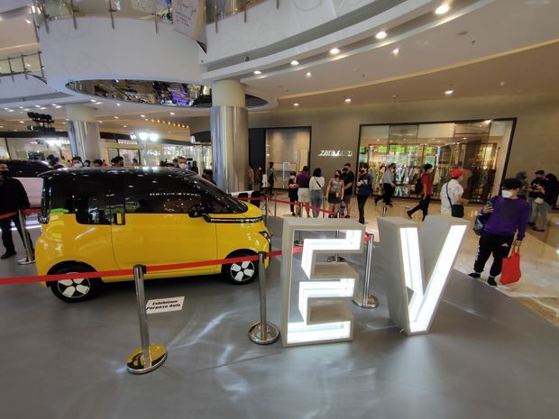 mobil listrik Wuling EV dengan platform GSEV