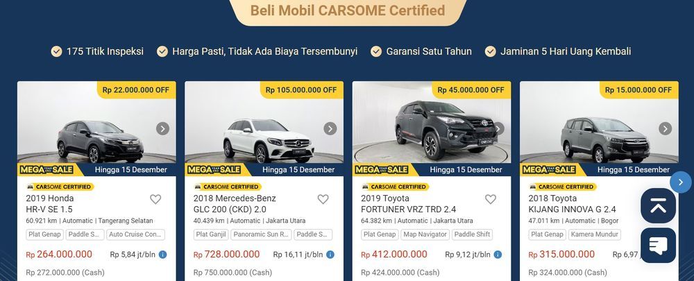 Cara Jual Beli Mobil Bekas Di CARSOME Experience Center - Panduan ...