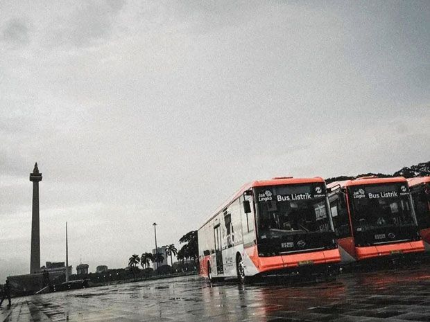 bus listrik Transjakarta