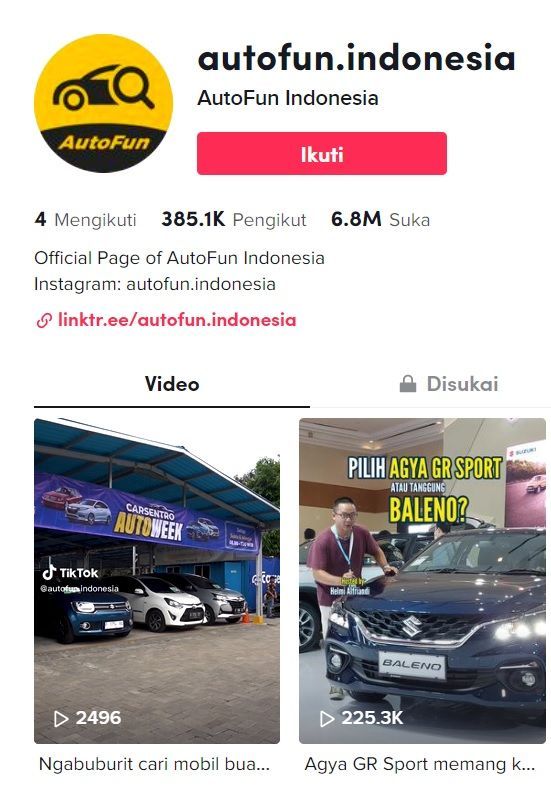 autofun tiktok