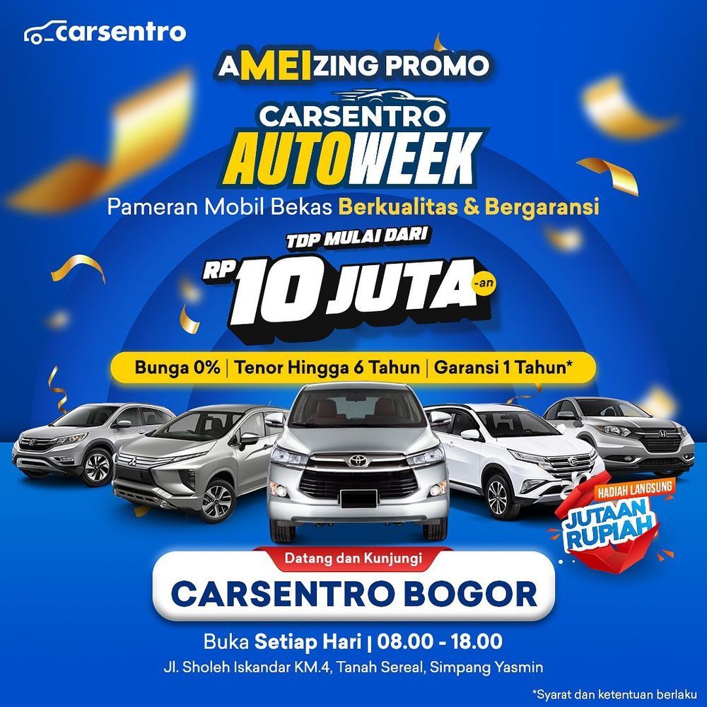 ameizing promo carsentro