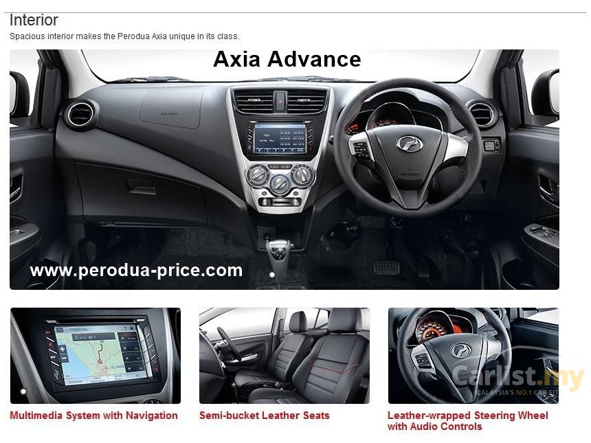 Perodua Axia Auto Price List - Contoh Vow