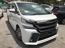 2015 Toyota Vellfire 2.5 ZG -FULLSPEC- UNREG *END YEAR CLEARRANCE*