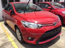2017 Toyota Vios 1.5 E Sedan with FOC accessories worth RM4100.00