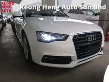 2012 Audi A5 2.0 TFSI S LINE NEW FACELIFT ADJUSTABLE SIDE MIRROR CLIMATE AIRCOND CONTROL BI XENON HEADLAMPS REVERSE CAMERA FREE 1 YEAR GMR WARRANTY