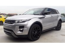2013 Land Rover Range Rover Evoque 2.0 Si4 SUV BLACK AND RED SEAT PANAROMIC ROOF MERIDIAN PREMIUM SOUND SYSTEM POWER BOOT