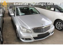 2012 Mercedes-Benz C180 1.8 Coupe (A) UNREG