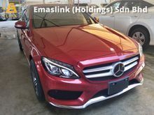 2015 Mercedes-Benz C200 2.0 AMG SPORT JAPAN SPEC PRE CRASH STOP SYSTEM LANE KEEP ASSIST AUTO CRUISE CONTROL MEMORY LEATHER SEATS FREE WARRANTY