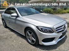 2015 Mercedes-Benz C200 2.0 AMG JAPAN SPEC PRE CRASH SYSTEM LANE SENSOR SYSTEM AUTO CRUISE REVERSE CAMERA MEMORY LEATHER SEATS FREE WARRANTY LOCAL AP