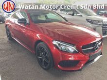 2017 Mercedes-Benz C300 AMG Premium Coupe Full Spec 2.0 Turbo Panoramic Roof Original 360 Camera Keyless Entry Memory Seats Burmester 3D Sound Unreg