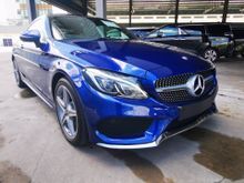 2017 Mercedes-Benz C300 2.0 AMG PREMIUM PLUS Coupe FULL SPEC PAN ROOF PB BURMESTER SOUND NICE OCEAN BLUE OFFER3 CALL NOW TO VIEW