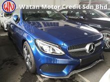 2017 Mercedes-Benz C300 2.0 AMG Coupe 2 YEARS WARRANTY SALES TAX 50% Unreg