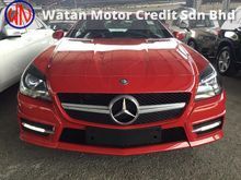 Mercedes-Benz SLK200 CGI AMG Convertible,HI-SPEC,RED SEAT BELT,MOON ROOF,ORI AMG BODYKIT N 18*RIM,LED DAYLIGHT,ACTUAL YEAR N CAN PROVE 13-UNREGISTER