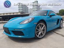 2017 Porsche 718 2.0 Cayman Coupe FACELIFT GT SPORT STEERING NEW CAR CONDITION MIAMI BLUE UNREG17