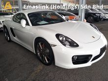 2015 Porsche Cayman 3.4 S Coupe 981 MPDEL 325 HP JAPAN SPEC 7 SPEED PADDLE SHIFT REVERSE CAMERA ALCANTARA SEMI LEATHER BUCKET SEATS