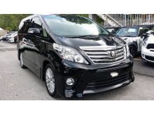 2012 Toyota Alphard 2.4 SC FACELIFT PILOT SEAT MEMORY SEAT POWER BOOT UNREG FULL LOAN