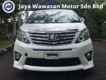 2013 TOYOTA ALPHARD S 8 SEAT WITH WARRANTY CONDITION PERFECT