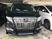 2016 Toyota Alphard 2.5 MEGA SPECS FULL 2015 UNREGISTER
