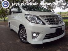 2013 Toyota Alphard 2.4 RAYA OFFER T-GOLD POWER BOOT UNREG