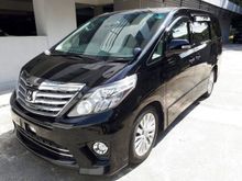 2012 Toyota Alphard 3.5 SC Theater SR Leather Incl GST Unreg