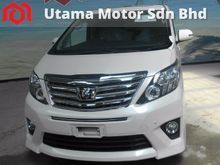 MERDEKA SALES SAVE UP TO 90K 2012 Toyota Alphard SC PACKAGE