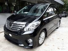2012 Toyota Alphard 3.5 SC Theater 4 Cams Moonroof RAYA Offer Incl GST Unreg