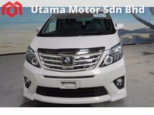 MERDEKA SALES SAVE UP TO 90K 2013 Toyota Alphard 2.4 S TYPE GOLD