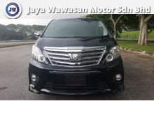 2012 Toyota Alphard 2.4 S- FACELIFT 7 SEATER MPV
