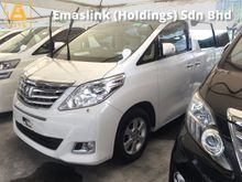 2013 Toyota Alphard 2.4 VVTi New Facelift 7-Speed 2 Power Doors 9 Air Bag Xenon Lights Front Reverse Camera Push Start Climate Control 1 Year Warranty