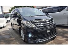 2012 Toyota Alphard 2.4 SC FACELIFT HOME THEATER JAPAN UNREG